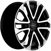 Khomen KHW 1805 7.5x18 6*139.7 ET20 DIA106.1 Black-FP Литой
