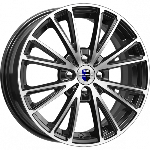K&K Меандр 6x16 4*98 ET35 DIA58.6 Алмаз черный Литой