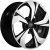 Khomen KHW 1724 7x17 5*114.3 ET48 DIA67.1 Black-FP Литой