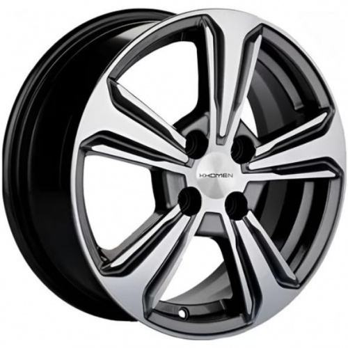 Khomen KHW 1502 6x15 4*100 ET50 DIA60.1 F-Silver Литой